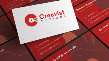 Business card design mock up